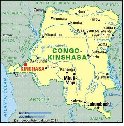 The most important cities in the state: Congo-Kinshasa | Browse by Country | Africa Confidential
