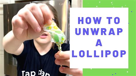 How To Unwrap A Lollipop Life Hack Youtube