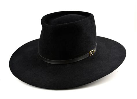 Bolero Hat The Centaur Black Fur Felt Wide Brim Hat Men Etsy Wide