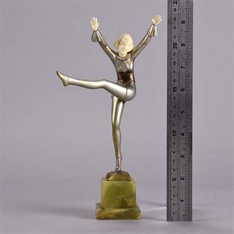 Stefan Dakon figure High Kick - Art Deco Sculpture - Hickmet Fine Arts