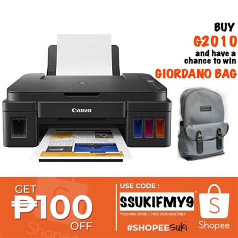 This multi function printer comes with ink tank system so you can get prints for low cost. Canon Pixma G2010 Inkjet All In One Printer | Shopee ...