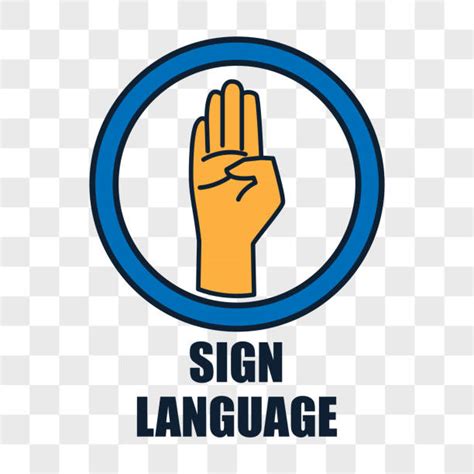 American Sign Language Illustrations Royalty Free Vector Graphics