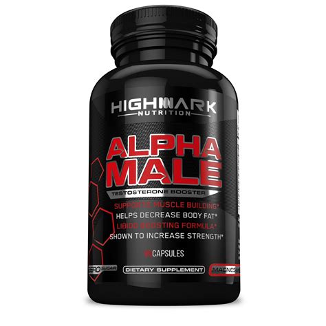 Alpha Male Natural Testosterone Booster For Men By Highmark Nutrition