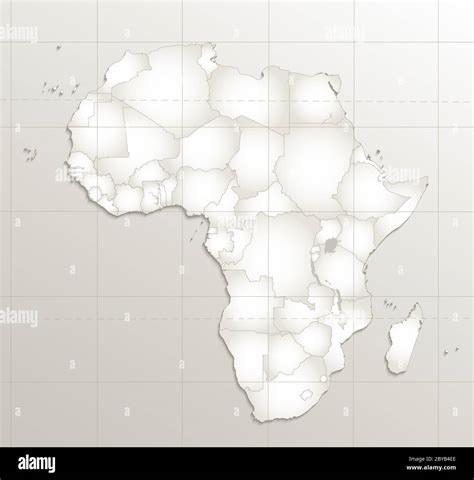 Mappa Dell Africa Colorata Nuova Mappa Politica Dettagliata Singoli