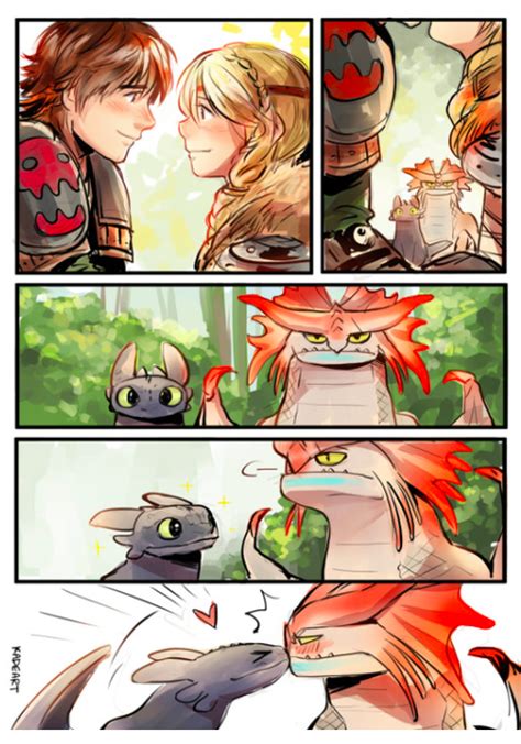 Hiccup X Astrid Dragon Kiss How To Train Your Dragon How Train Your Dragon How To Train Dragon