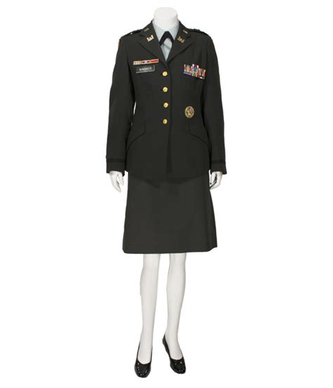 Us Army Female Green Service Uniform Class As Officer Eastern