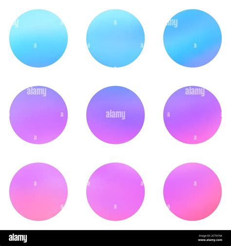 Abstract Pink Blue Violet Color Circle Gradient Blur Background