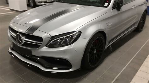Mercedes C63s Amg Coupe Edition 1 Silver Walk Around Youtube