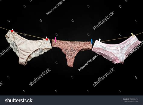 Woman Underwear Female Lingerie On Clothesline Stock Photo Shutterstock