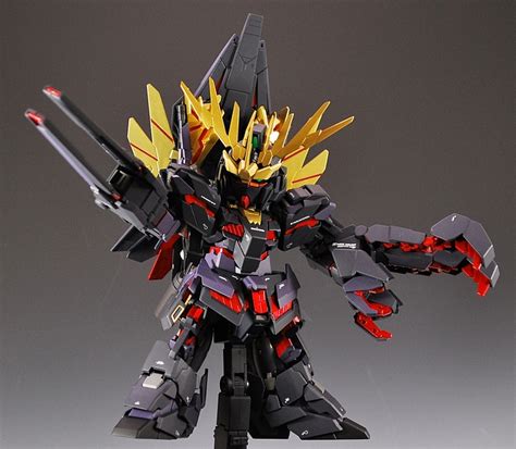 Custom Build: SD x HG x MG Banshee Norn Destroy Mode - Gundam Kits ...