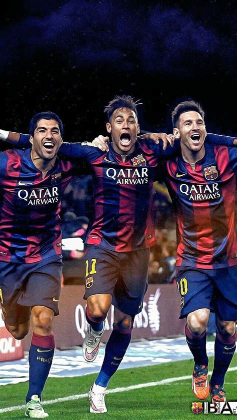 Messi Suarez Neymar 640x1136 Wallpaper