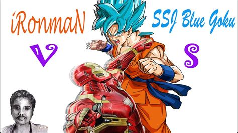 Draw Ironman Vs Goku Goku Vs Ironman Youtube