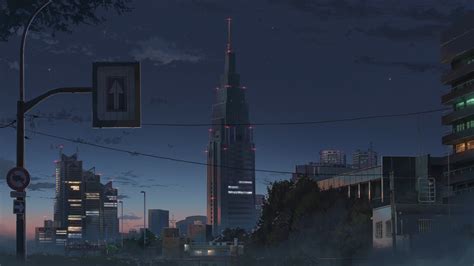 26 Anime City Wallpaper 2560x1440 Sachi Wallpaper