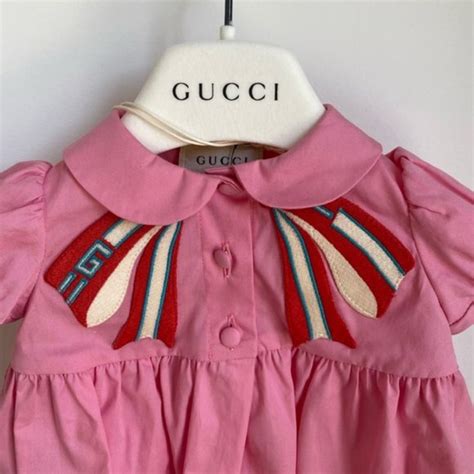Gucci Dresses Gucci Baby Pink Petal Dress Poshmark