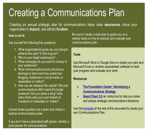 18 Communication Strategy Templates Free Sample Example Format