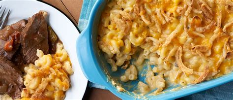 Stir in macaroni and green onion. Crunchy Macaroni & Cheese | Recipe | Recipe with cream of ...