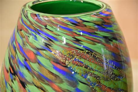 1960s Japanese Art Glass Vase Buy Online Japanese Antiques