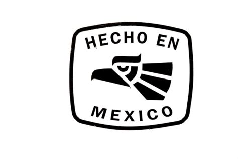 Hecho En Signo De México Hecho En Blanco Y Negro Foto De Stock Y Más