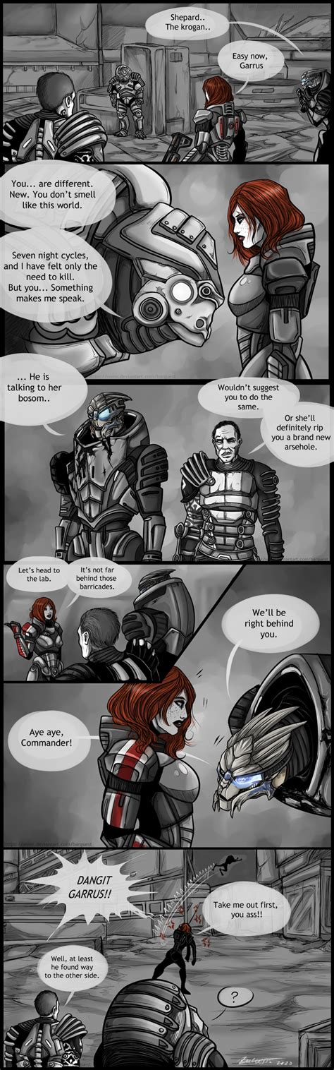 Eyes Up Here Mass Effect By Barguest On Deviantart