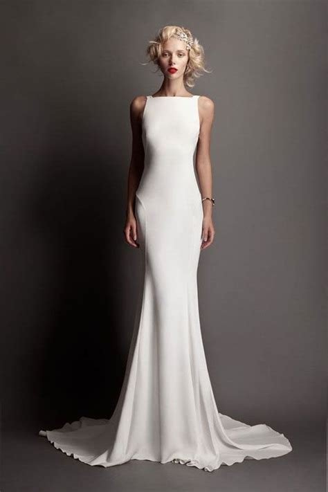 It S All About The High Neck Wedding Dresses Right Now