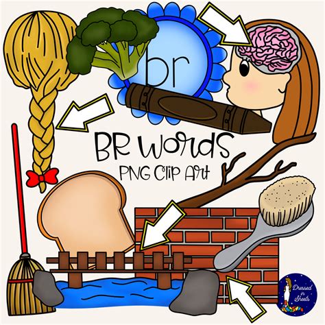 Br Words Clip Art Includes