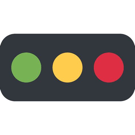 Horizontal Traffic Light Clipart