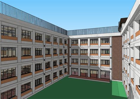 Free Sketchup Model School Building Extreme High