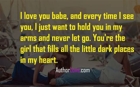 I Love You Babe And Every Time I See You I Just Want To Love Quotes Love Quotes For Her