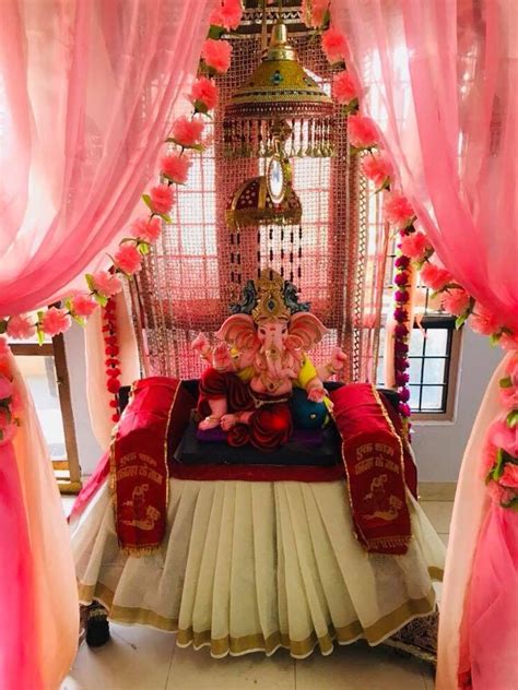 10 Lovely Ganpati Decoration At Home Ideas For A Perfect Celebration