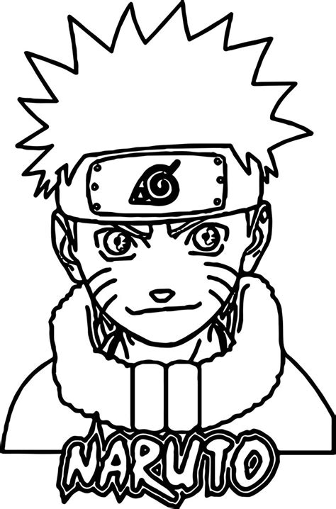 Anime Naruto Coloring Page Halaman Mewarnai