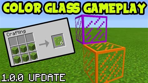 How To Get Stained Glass Pane In Minecraft Pe Glass Door Ideas