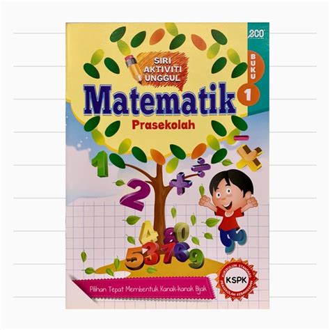 Matematik tahun 1 nombor dan operasi asas id: Buku Latihan Prasekolah Kanak-kanak 5-7 Tahun Matematik ...