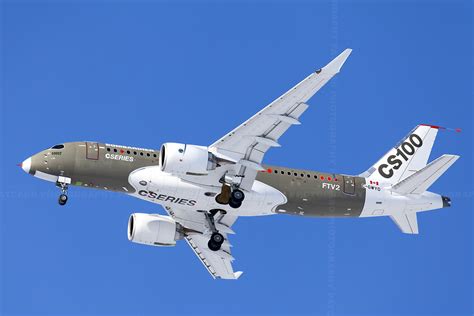 Bombardier C Series Cs100 Ftv2 First Flight C Gwyd 50002 Flickr