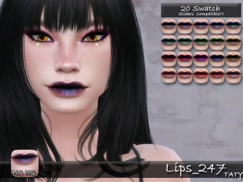 Lips 247 By Tatygagg At Tsr Sims 4 Updates