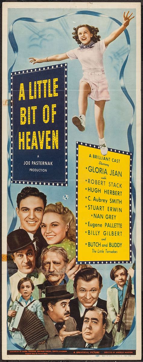 A Little Bit Of Heaven Universal 1940 Insert 14 Universal