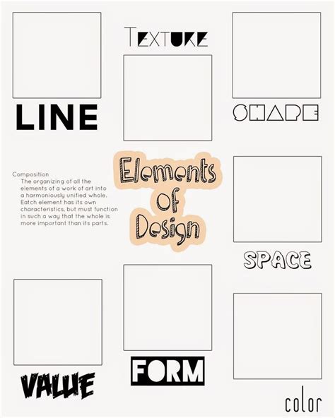 Principles Of Design Worksheet Artimus Prime 7th Elements And