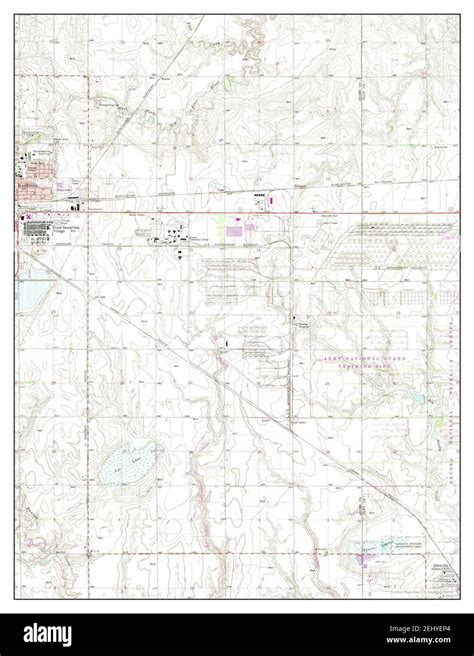 Hastings East Nebraska Map 1983 124000 United States Of America By