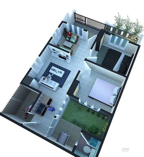 desain rumah tipe 36 taman belakang | Rumah minimalis, Denah rumah, Rumah