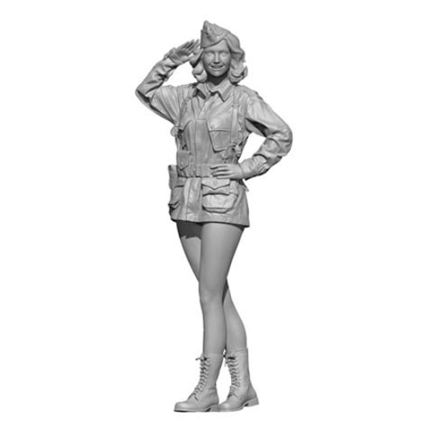 1 24 Erica Military Girl Warrior Woman Army Girl Female Soldier Sol Mm376 Bna Model World