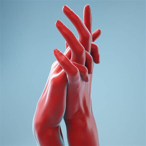 Interwoven Realistic Hand Polygonal Miniatures