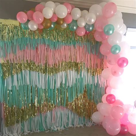 Confetti Streamer Backdrop Balloon Garland Creativity Made Easy