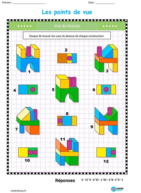 Points De Vue 14 Fiches Cp Ce1 Ce2 Cm1 Cm2 Maître Lucas