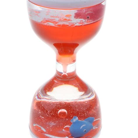 Floating Liquid Motion Visual Oil Hourglass Bubbler Timer Sensory Toys