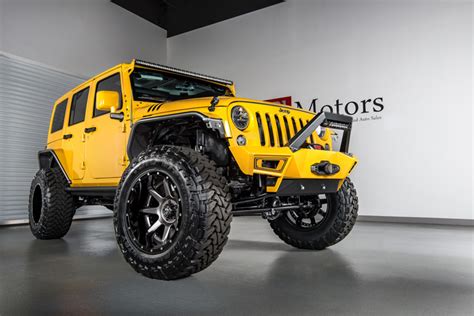 2015 Jeep Wrangler Unlimited Hardtop Baja Yellow 101 Motors Media