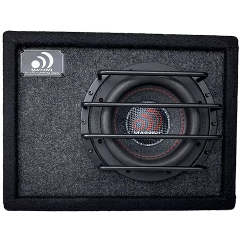 Buy Massive Audio Car Powered Subwoofer Box Bas6 Powered Subwoofer 6 5 Inch 250 Watts Rms