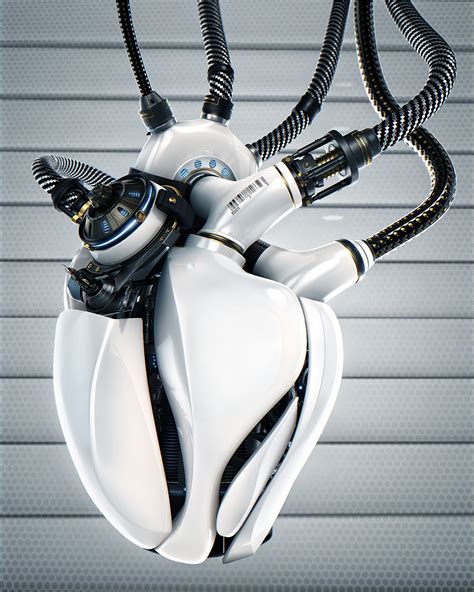 Mechanical Heart By Guilherme Duarte Robot Design Robot Concept Art