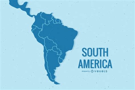 South America Map Vector Free Vector In Adobe Illustrator Images