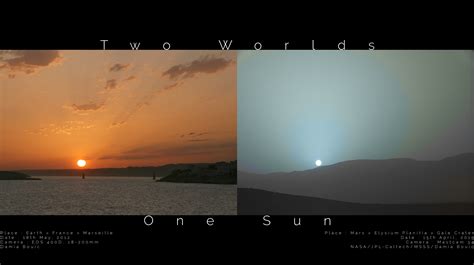 APOD 2015 May 12 Two Worlds One Sun