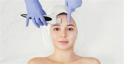 Premium Photo Rejuvenating Facial Treatment Model Getting Lifting
