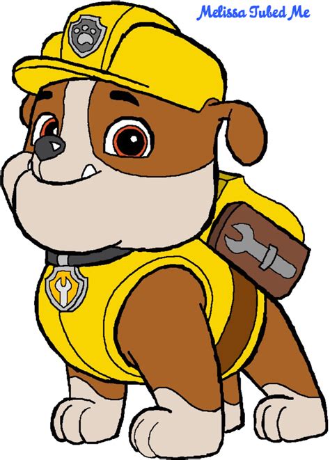 Download Rubble Paw Patrol By Andrewsurvivor Clipart Paw Patrol